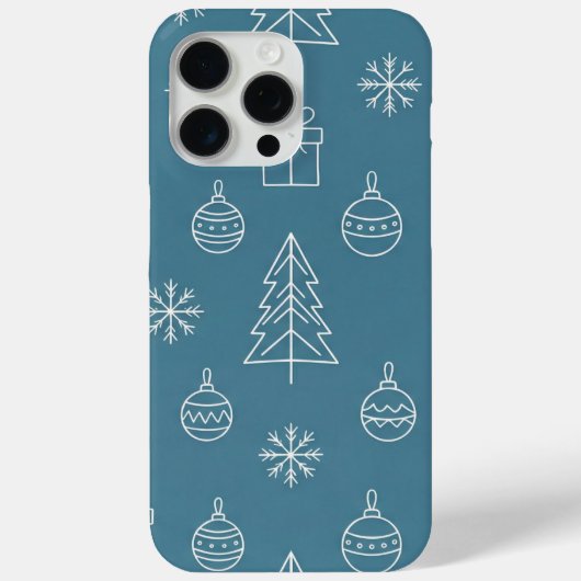 Tosca Kersttextuur met feestelijke elementen Case-Mate iPhone Case (Achterkant)