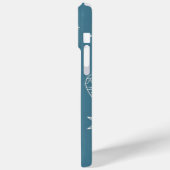Tosca Kersttextuur met feestelijke elementen Case-Mate iPhone Case (Achterkant / Links)