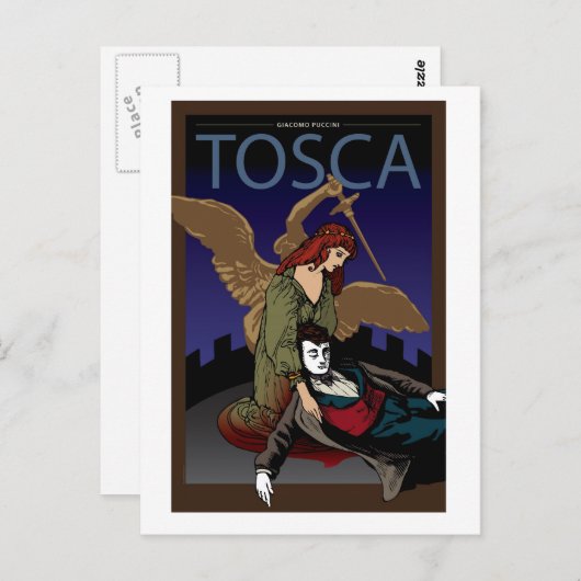 Tosca, Opera Briefkaart (Voorkant / Achterkant)