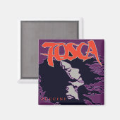 Tosca! opera magneet (Voorkant / Achterkant)