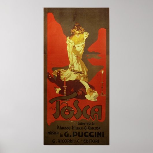 Tosca Opera Poster (Voorkant)