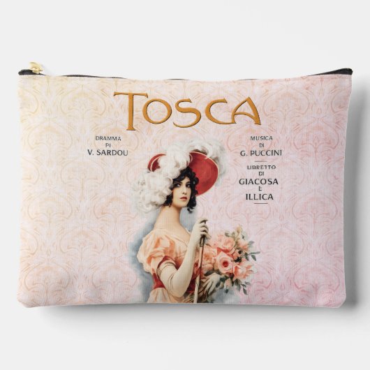 Tosca Opera Vintage - Puccini Opera Poster Ontwerp Etui (Voorkant)