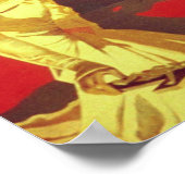 Tosca origineel poster - detail (Giacomo Puccini) (Hoek)