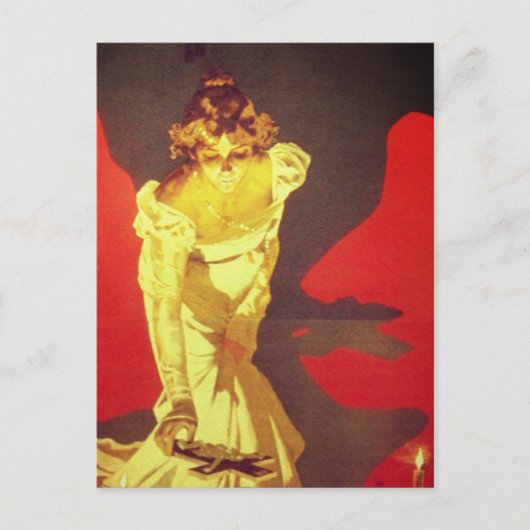 Tosca origineel poster - detail (Giacomo Puccini) Briefkaart (Voorkant)