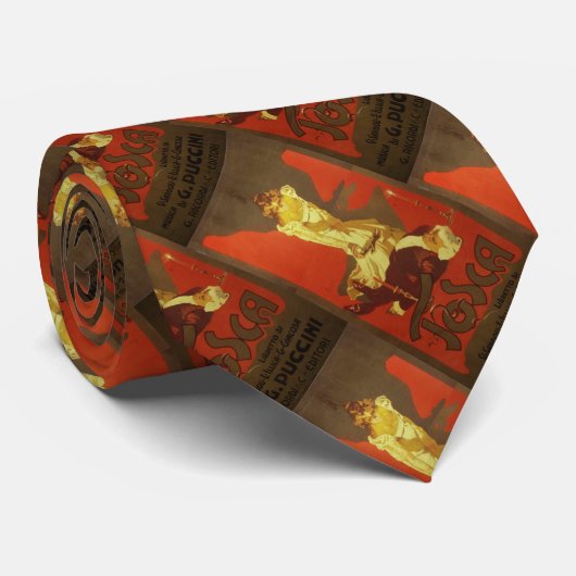 Tosca origineel poster (Giacomo Puccini) Stropdas (Opgerold)