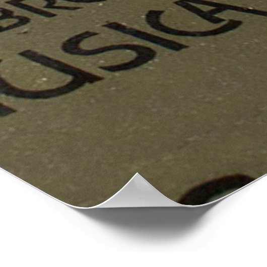 Tosca van Adolfo Hohenstein Poster (Hoek)