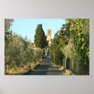 Toscaans Kasteel Poster