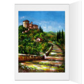 TOSCAANS LANDSCHAP (Binnen (Links))