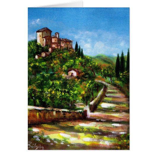 TOSCAANS LANDSCHAP (Voorkant)