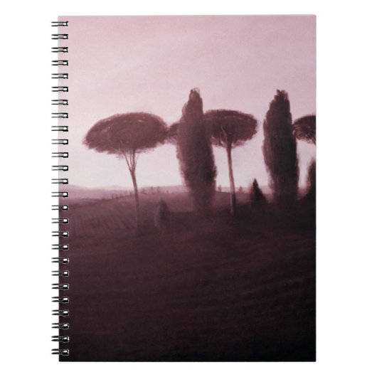 Toscaans landschap 1992 notitieboek (Voorkant)