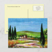 TOSCAANS LANDSCHAP 5 BRIEFKAART (Voorkant / Achterkant)