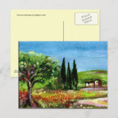 TOSCAANS LANDSCHAP 5 BRIEFKAART (Voorkant / Achterkant)