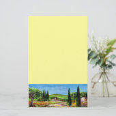 TOSCAANS LANDSCHAP 5 BRIEFPAPIER (Staand voorkant)