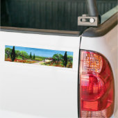 TOSCAANS LANDSCHAP BUMPERSTICKER (Op Truck)