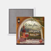 Toscaans landschap Italiaans kunstnet Magneet (Voorkant / Achterkant)