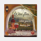 Toscaans landschap Italiaans kunstnet Magneet (Voorkant)