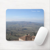 Toscaans landschap Mousepad Muismat (Met muis)