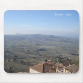 Toscaans landschap Mousepad Muismat (Voorkant)