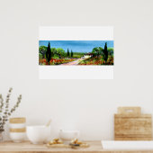 TOSCAANS LANDSCHAP POSTER (Keuken)
