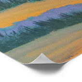 Toscaans landschap, privé schilder, acrylverf poster (Hoek)