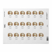 Toscaans landschap, Waterverf Etiket (Full Sheet)