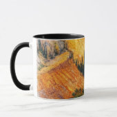Toscaans landschapskunst | landelijke schildering mok (Links)