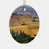 Toscaans platteland, Toscane, Italië, keramisch si Keramisch Ornament (Rechts)