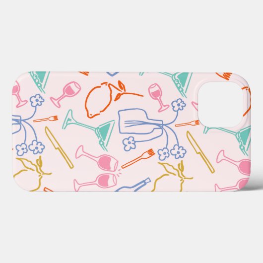 Toscaanse avond Case-Mate iPhone case (Achterkant (horizontaal))