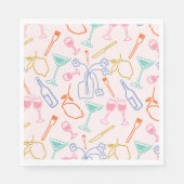 Toscaanse avond servet (Voorkant)