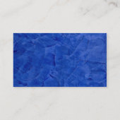 Toscaanse Blauw Verpakte Visitekaartjes (Achterkant)