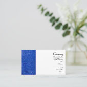 Toscaanse blauwe Visitekaartjes (Staand voorkant)