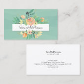 Toscaanse Bloemenboeket Consultant Visitekaartje (Voorkant / Achterkant)