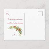 Toscaanse bruiloft liefde & goede vibes Save the D Aankondigingskaart (Achterkant)