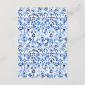 Toscaanse citroen zomer bruiloft informatie informatiekaartje (Achterkant)