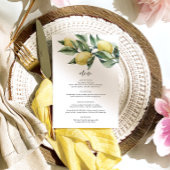 Toscaanse citroenen Menu & Dank u