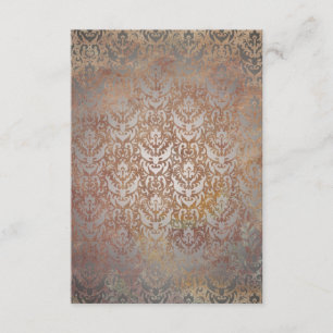 Toscaanse Damast Elegante RSVP-kaarten RSVP Kaartje