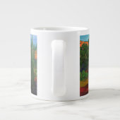 Toscaanse fantasie grote koffiekop (Achterkant)