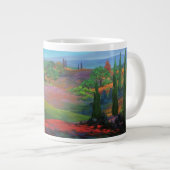 Toscaanse fantasie grote koffiekop (Voorkant rechts)