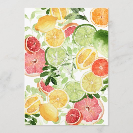 Toscaanse Italiaanse Pool Party | menu Spritz (Achterkant)