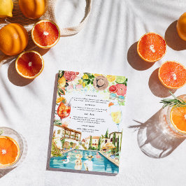 Toscaanse Italiaanse Pool Party | menu Spritz