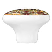 Toscaanse kleuren ~ Keukenkastjes en -knobbels ~ Keramische Knop (Zijkant)