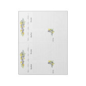 Toscaanse kruiden Citroenen Mini Multomap Recept P Notitieblok (Linkerzijde)