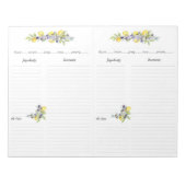 Toscaanse kruiden Citroenen Mini Multomap Recept P Notitieblok (Voorkant)