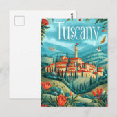 Toscaanse kunst briefkaart (Voorkant / Achterkant)