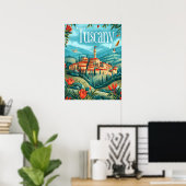 Toscaanse kunst poster (Thuiskantoor)