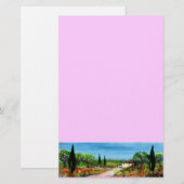 TOSCAANSE LANDSCHAP 4 BRIEFPAPIER (Voorkant / Achterkant)