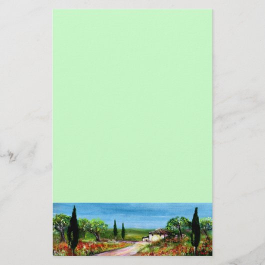 TOSCAANSE LANDSCHAP 4 BRIEFPAPIER (Voorkant)