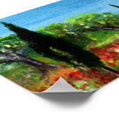 TOSCAANSE LANDSCHAP 4 POSTER (Hoek)