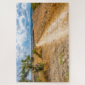 Toscaanse landschap langs Francigena, Italië Legpuzzel (Verticaal)