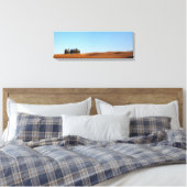 Toscaanse landschap met cipressen panorama canvas afdruk (Insitu (Slaapkamer))